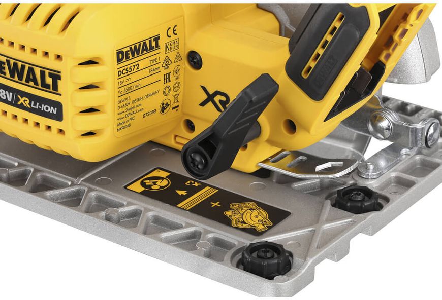 Пила дисковая аккумуляторная бесщёточная DeWALT DCS572NT DCS572NT фото