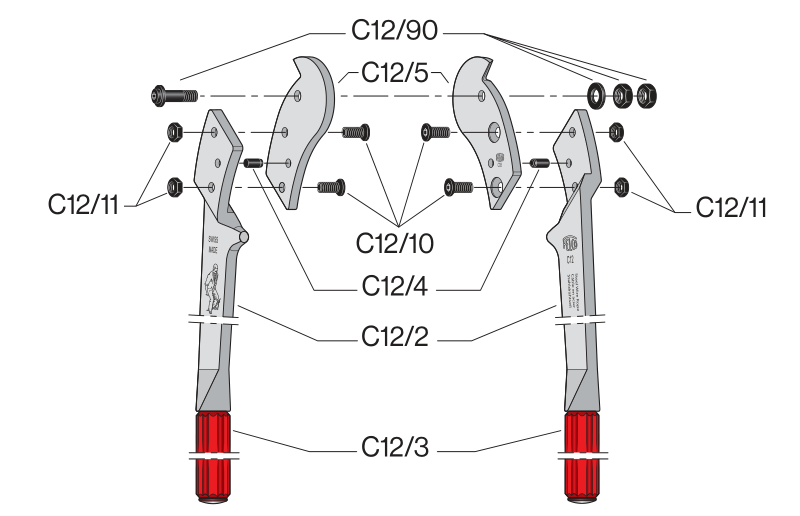 Тросоріз Felco C12 (кабелеріз механічний Фелко С12) Felco C12  фото