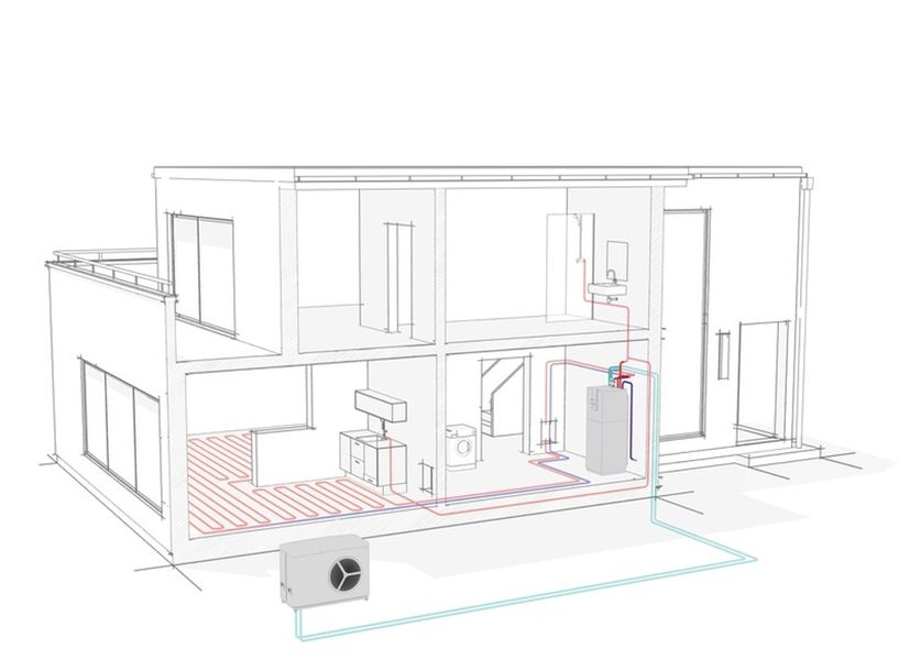 Тепловий насос повітря – вода Stiebel Eltron HPA-O 13 C Premium HPA-O 13 C Premium фото