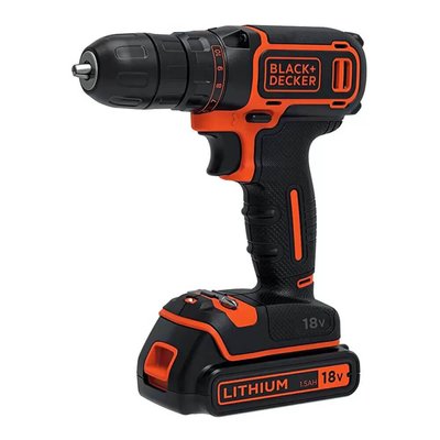 Дрель-шуруповерт аккумуляторная BLACK+DECKER BDCDC18KB BDCDC18KB фото