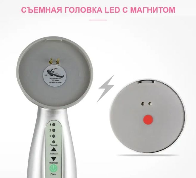 Світлодіодний LED масажер для обличчя Doctor-101 + Anti-Aging для омолодження та підтяжки шкіри BP-016 фото