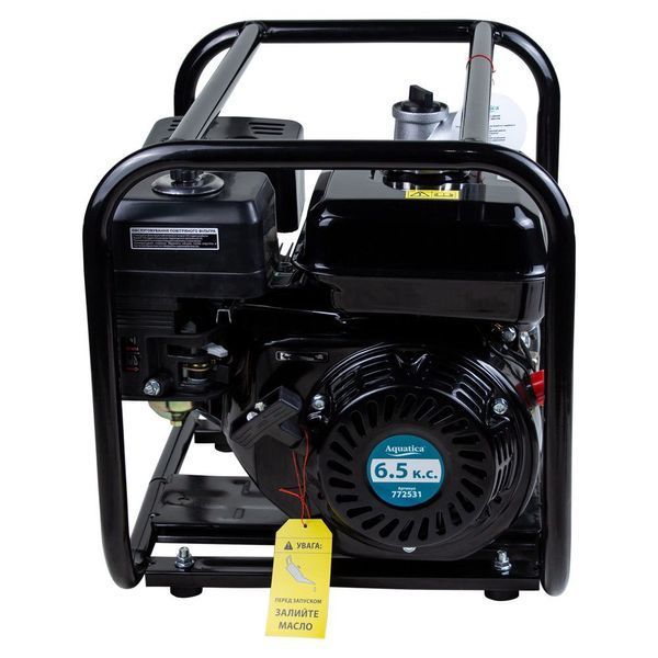 Мотопомпа 7.5 к.с. Hmax 30м Qmax 35м&sup3;/год (4-ох тактний) AQUATICA AQ20CX (772531) 772531 фото