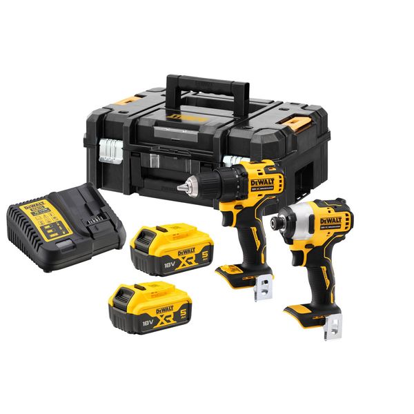 Набор из двух инструментов бесщеточных DeWALT DCK2061P2T DCK2061P2T фото