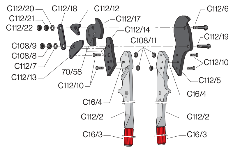 Тросоріз Felco C112 (кабелеріз великий Фелко С112) Felco C112 фото