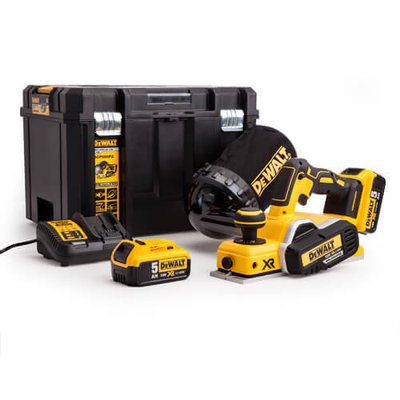 Рубанок аккумуляторный бесщёточный DeWALT DCP580P2 15402 фото