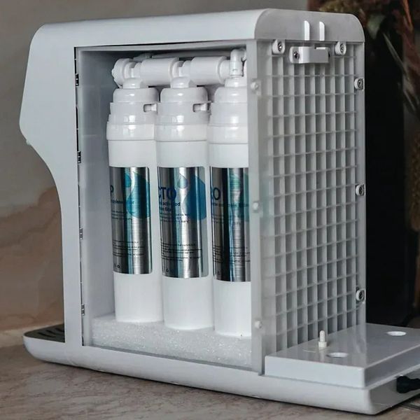 Doctor-101 Osmo: Настільний зворотний осмос + термопот. Чиста вода без доставки та за 3 секунди до окропу  L-RO500 фото