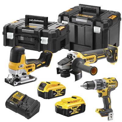 Набор из трёх инструментов бесщёточных DeWALT DCK329P2T DCK329P2T фото